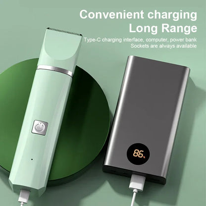 4-In-1 Multi-Functional Type C Charge Dog Clippers Cordless Pet Shaver Clippers Trimmers Low Noise Pet Grooming Tools